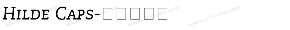Hilde Caps字体转换